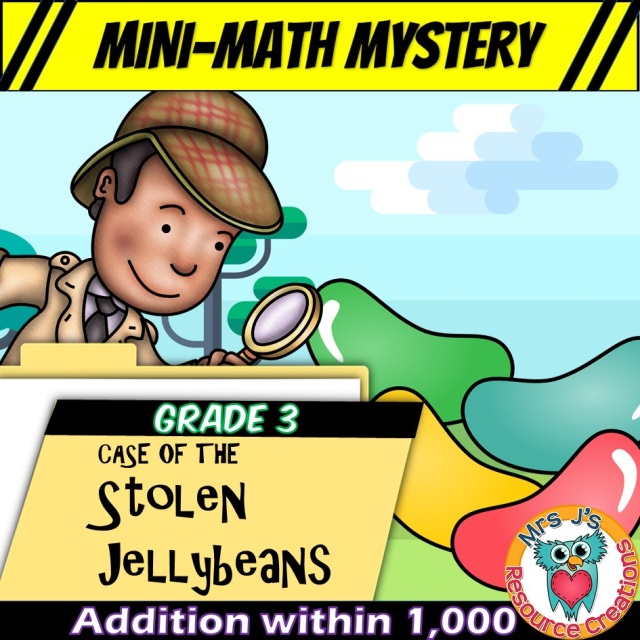 Free Mini Math Mystery Worksheet For 3rd Grade